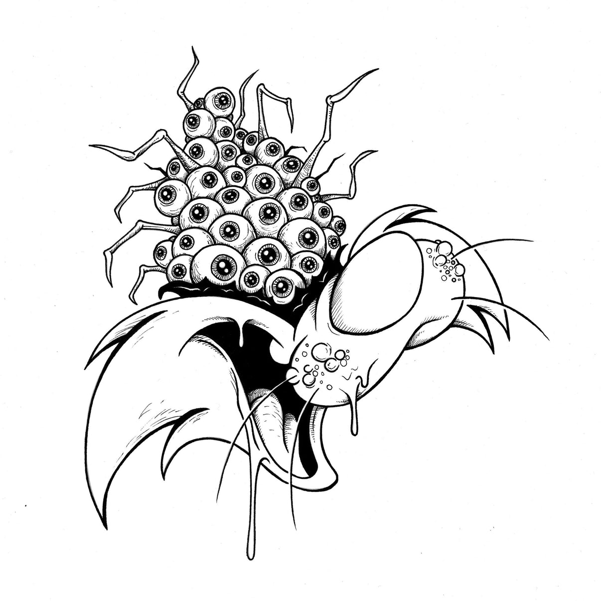 by Alex Pardee titled Alex Pardee - "Looney-Tick #4"