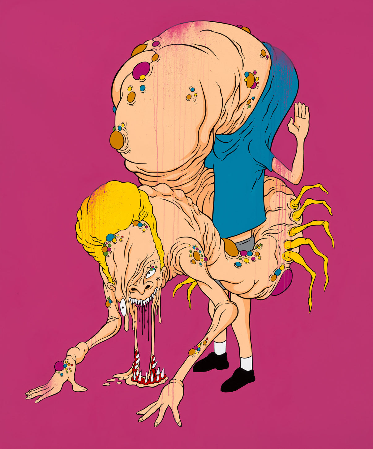 by Alex Pardee titled Alex Pardee - "No-Longer Cornholio"