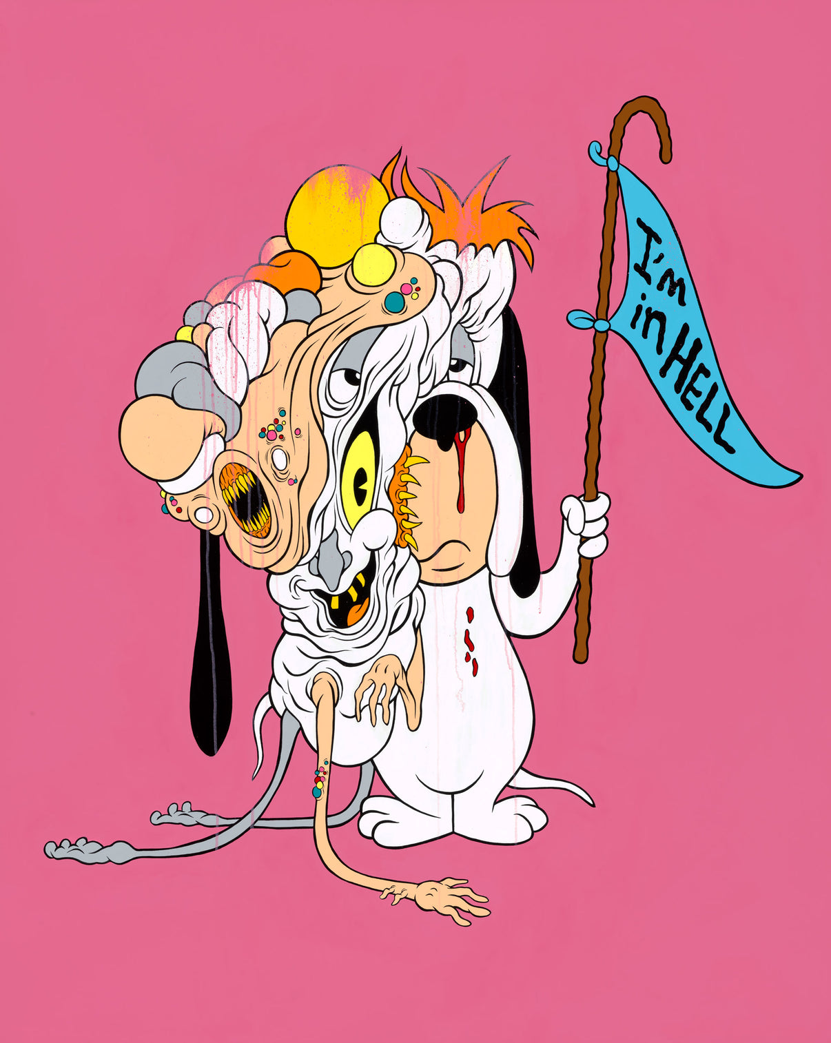 by Alex Pardee titled Alex Pardee - "No-Longer Droopy"