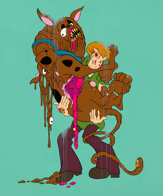  by Alex Pardee titled Alex Pardee - "No-Longer Scooby"