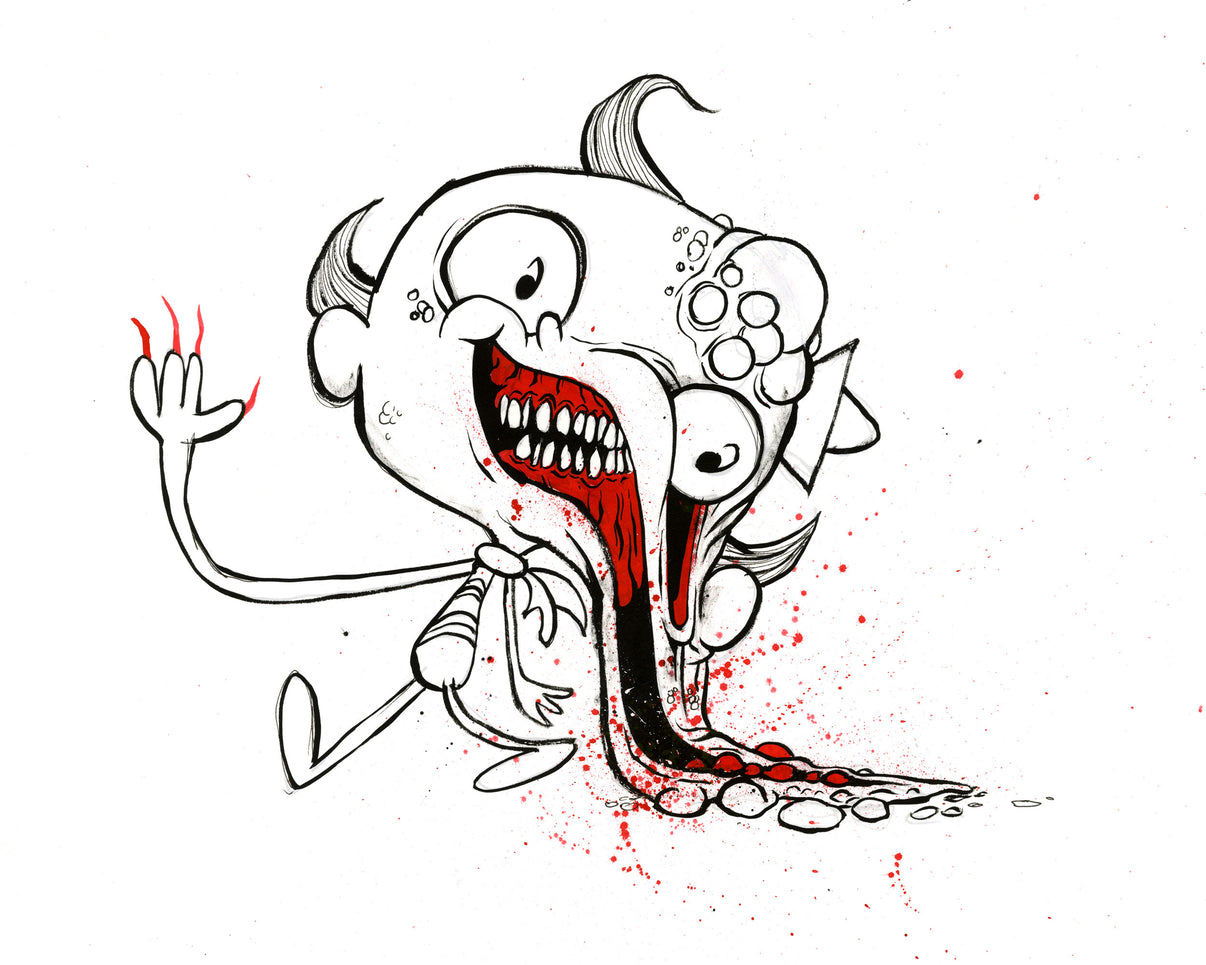 by Alex Pardee titled Alex Pardee - "No-Longer Flapjack"