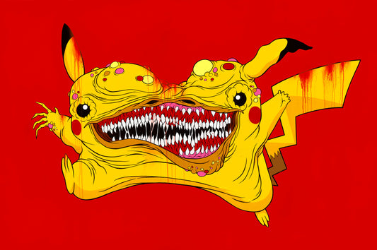  by Alex Pardee titled Alex Pardee - "No-Longer Pikachu"