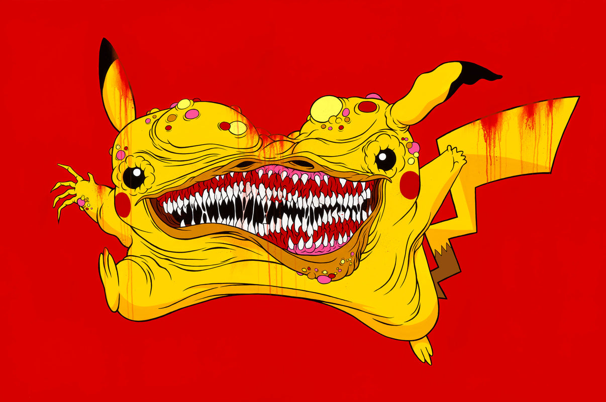 by Alex Pardee titled Alex Pardee - "No-Longer Pikachu"