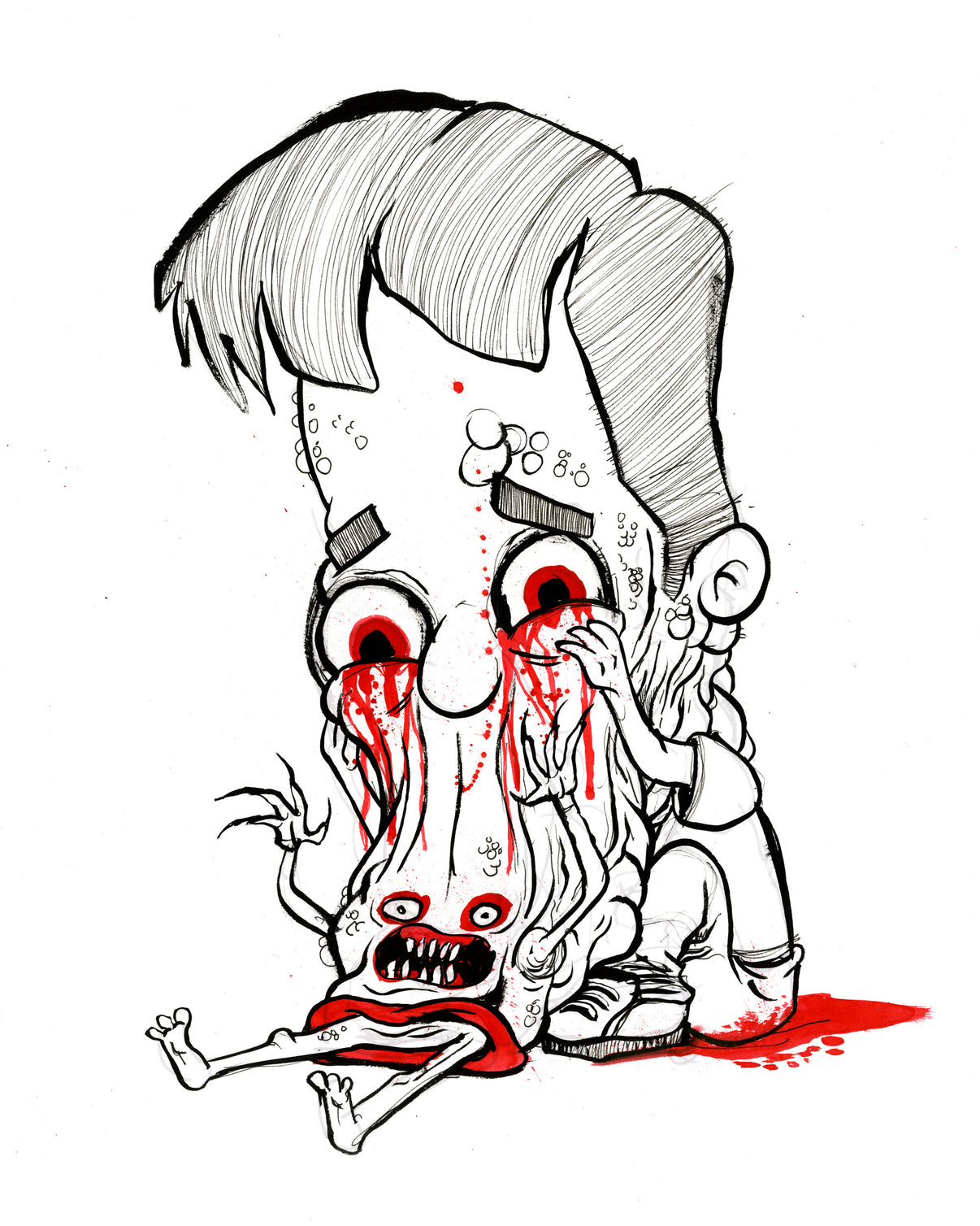  by Alex Pardee titled Alex Pardee - "No-Longer Nick"