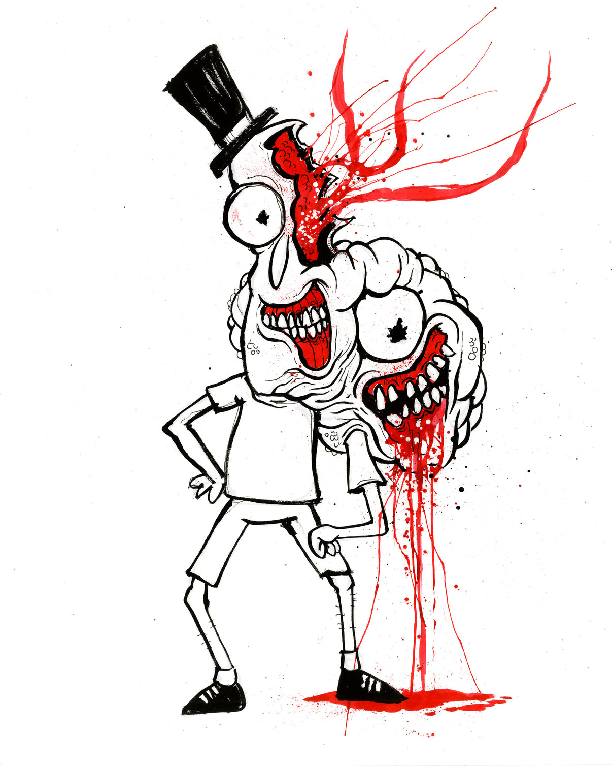 by Alex Pardee titled Alex Pardee - "No-Longer Poopybutthole"