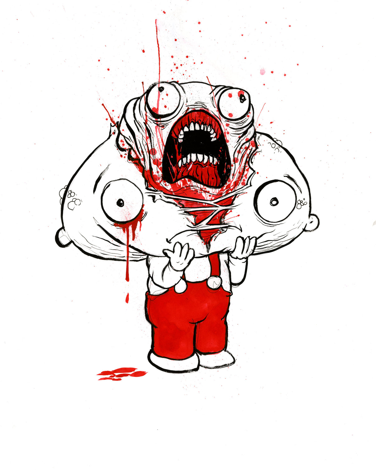 by Alex Pardee titled Alex Pardee - "No-Longer Stewie"
