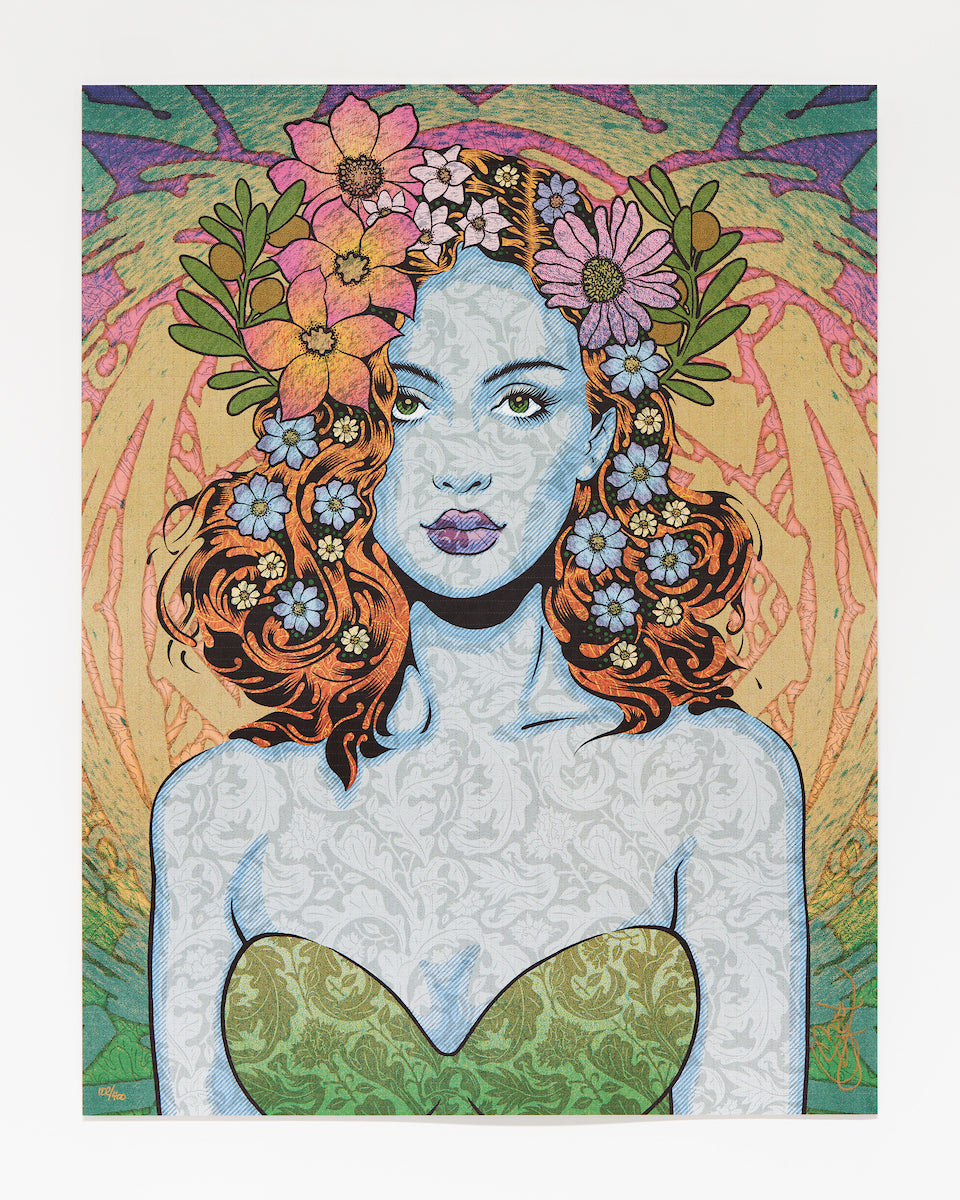 by Chuck Sperry titled Chuck Sperry - "Sappho" Blotter Print