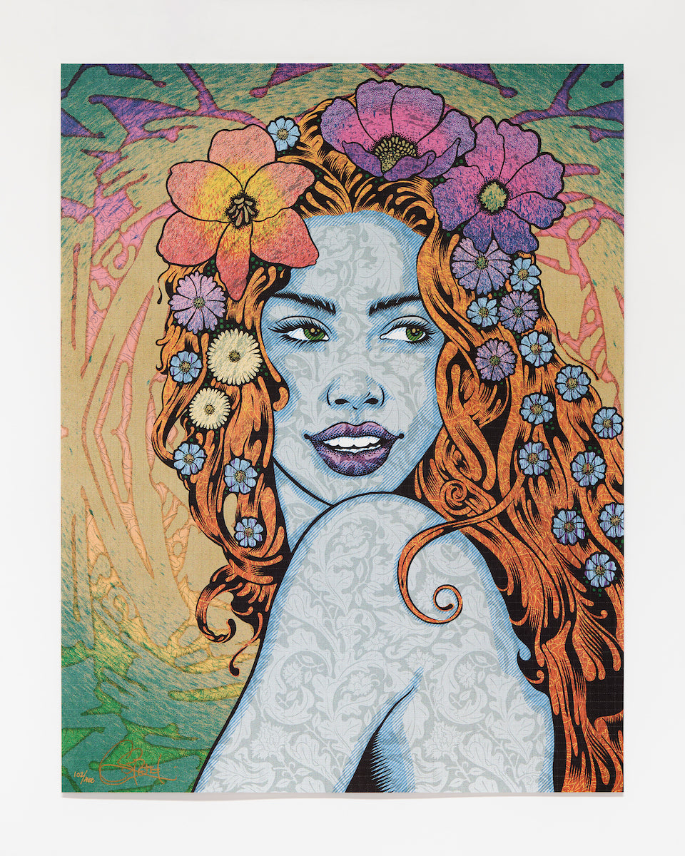 by Chuck Sperry titled Chuck Sperry - "Syrinx" Blotter Print