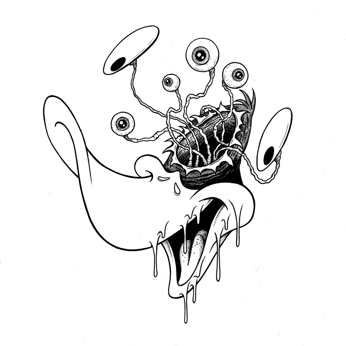 by Alex Pardee titled Alex Pardee - "Looney-Tick #2"