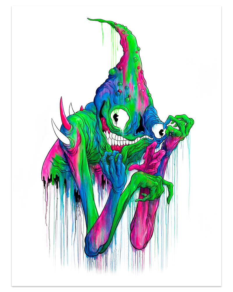 by Alex Pardee titled Alex Pardee - "The Amazing Benathan" Print