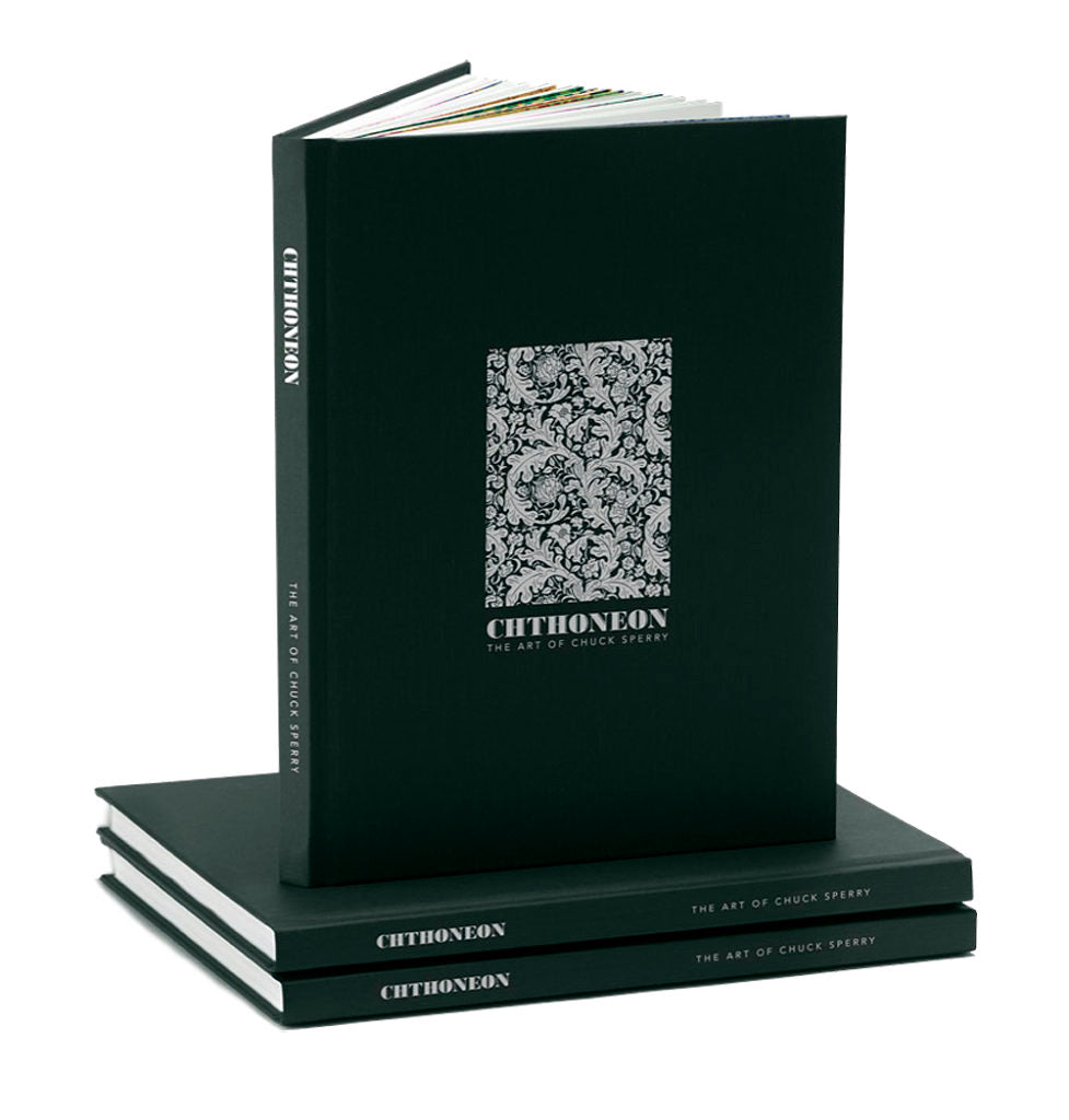 Books by Chuck Sperry titled Chuck Sperry: "Chthoneon, The Art of Chuck Sperry"
