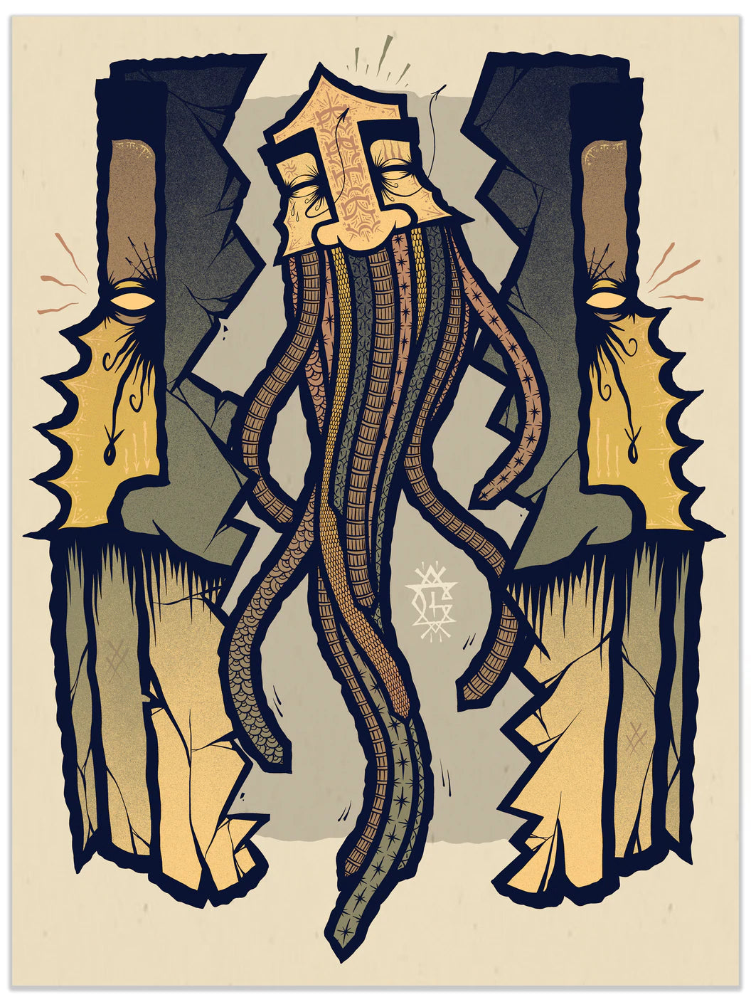 by GATS titled GATS - "Cracked Spirit" Print