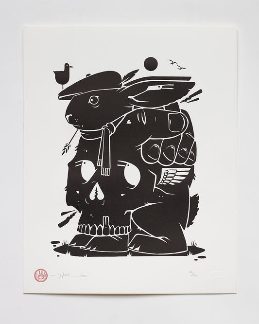  by Jeremy Fish titled Jeremy Fish - "Hold Your Head Up" Print