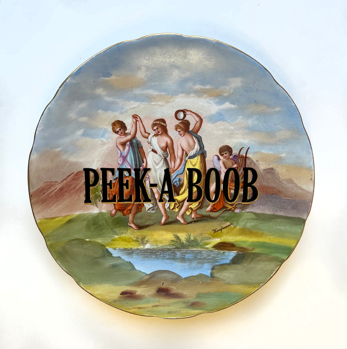 by Marie-Claude Marquis titled Marie-Claude Marquis - "Peek-A-Boob"