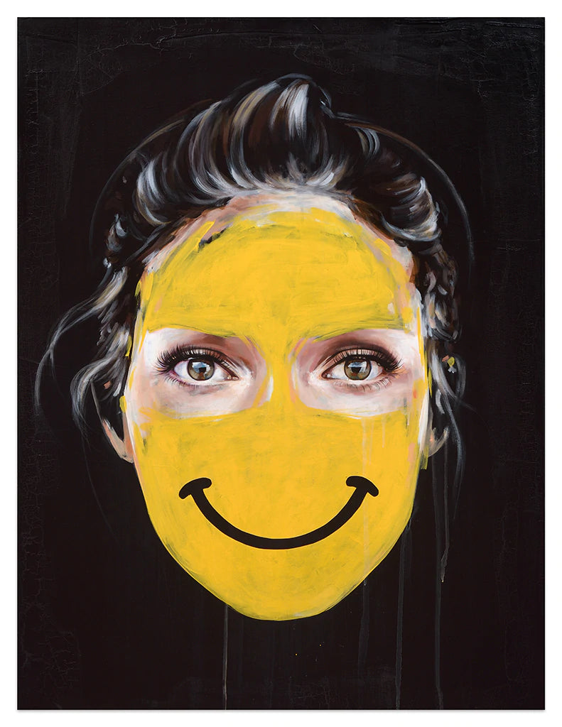 by Sandra Chevrier titled Sandra Chevrier - "La cage et le poids du bonheur" Print